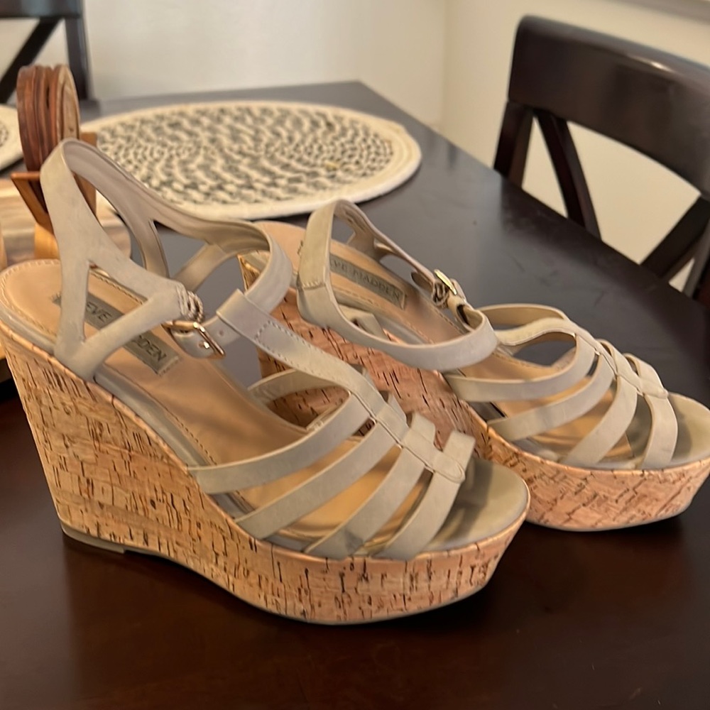 Steve Madden wedge heels platforms